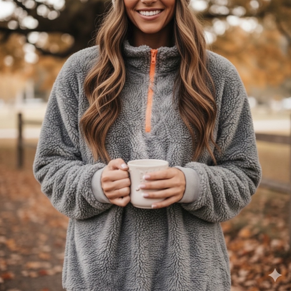 Moral Fiber Gray Women's Crew Neck Sweater